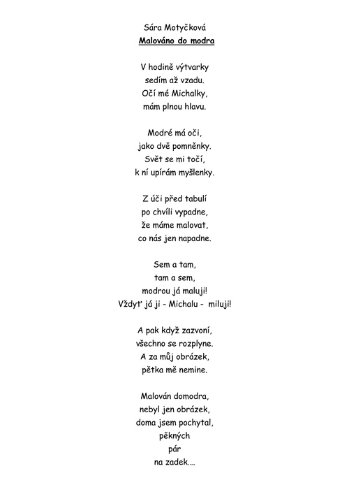 Literarni Prvotiny Zus Veseli Nad Moravou