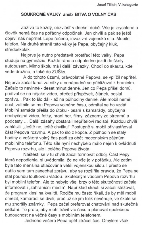 SOUKROMÉ VÁLKY