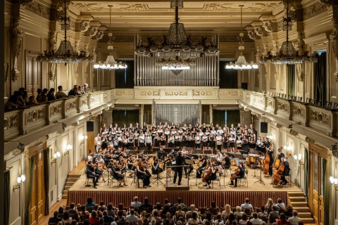 Mozartovy děti 2017 2018 Sbory ZUŠ Jihomoravského kraje brněnská filharmonie Besední dům Brno