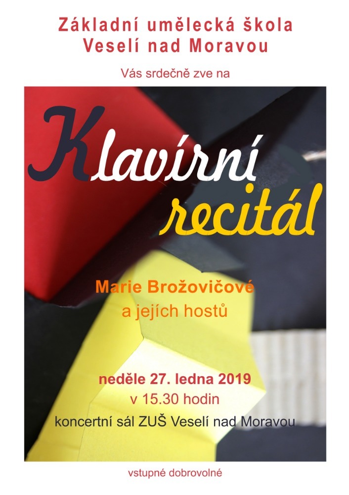 klavírní recitál 2019 a